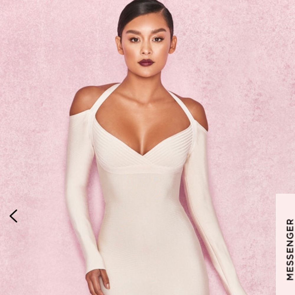 House of CB dress, Ivory